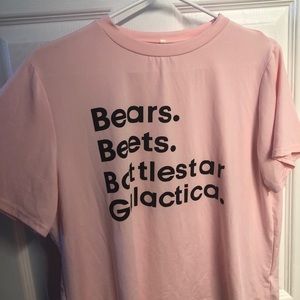 Pink The Office Athletic T-Shirt